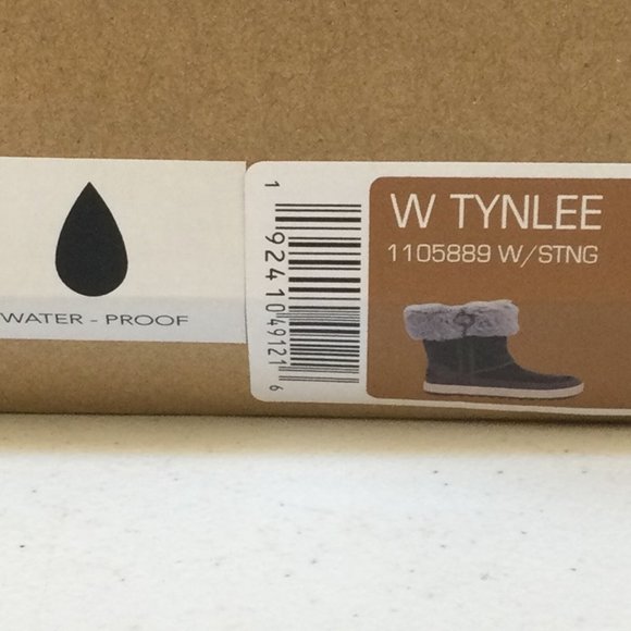 NIB UGG KOOLABURRA WOMEN'S TALL SUEDE FUR CUFF LINED WATERPROOF BOOTS GRAY - Picture 6 of 7